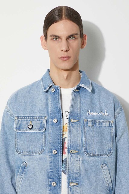 Human Made denim jacket Denim Jacket men's blue color HM27JK016 at