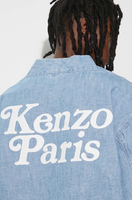 Kenzo denim jacket by Verdy Kimono men's blue color FE55DM1426H4
