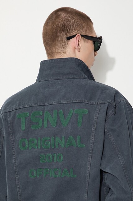 thisisneverthat denim jacket Trucker men's navy blue color