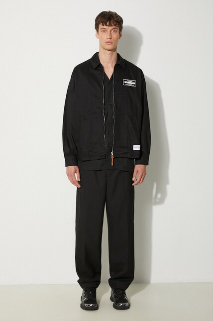 NEIGHBORHOOD cotton jacket Zip Work Jacket black color 241TSNH