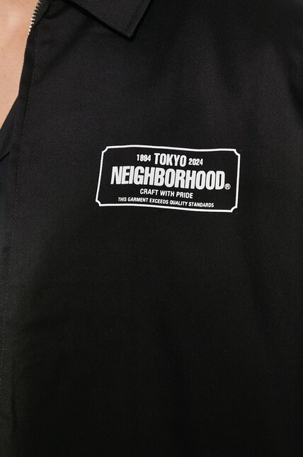 NEIGHBORHOOD cotton jacket Zip Work Jacket black color 241TSNH