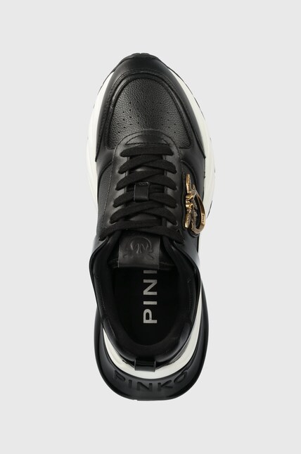 Pinko sneakers din piele SS0027 P025 Z99 culoarea negru, Ariel 02