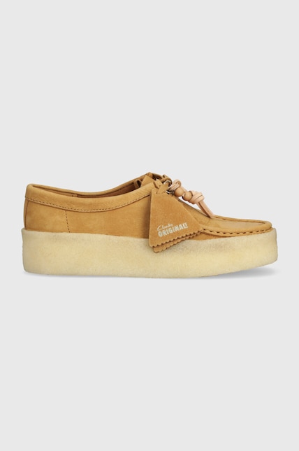 Clarks Originals Wallabee Cup brown color 26176566 at PRM US