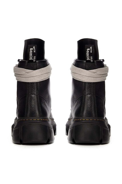 Кожаные полусапожки Rick Owens x Dr. Martens 1460 Jumbo Lace Boot