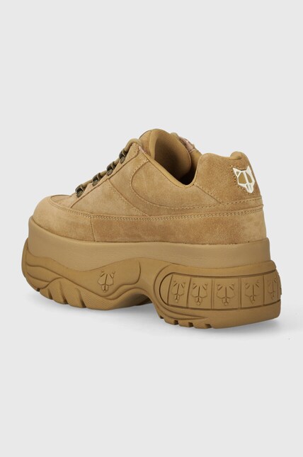 Naked Wolfe suede sneakers Sporty Tauper beige color at PRM US