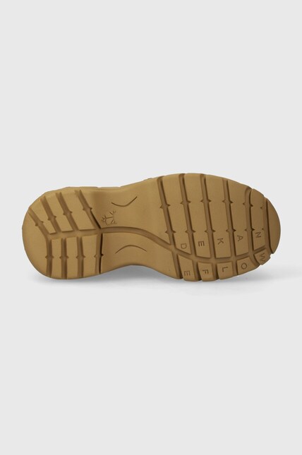 Naked Wolfe suede sneakers Sporty Tauper beige color at PRM US