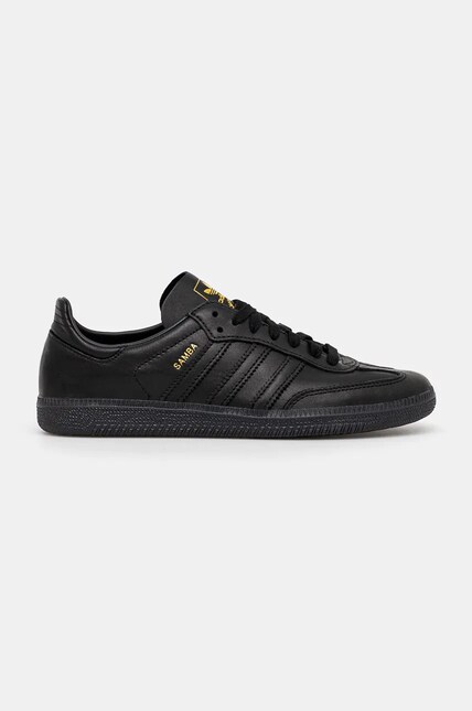 samba decon ブラック Adidas Samba Decon Leather Sneakers | Black | FARFETCH