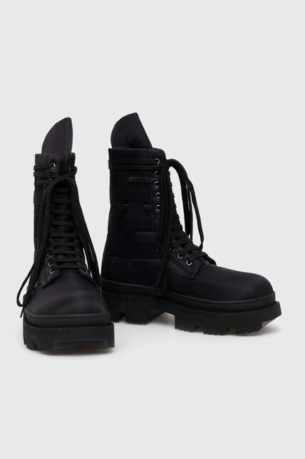 Rick Owens shoes Woven Padded Boots Army Megatooth Ankle Boot