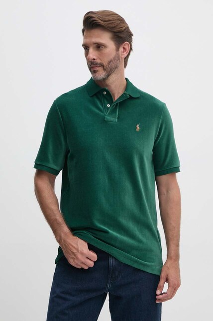 Polo Ralph Lauren polo shirt men's green color at PRM US