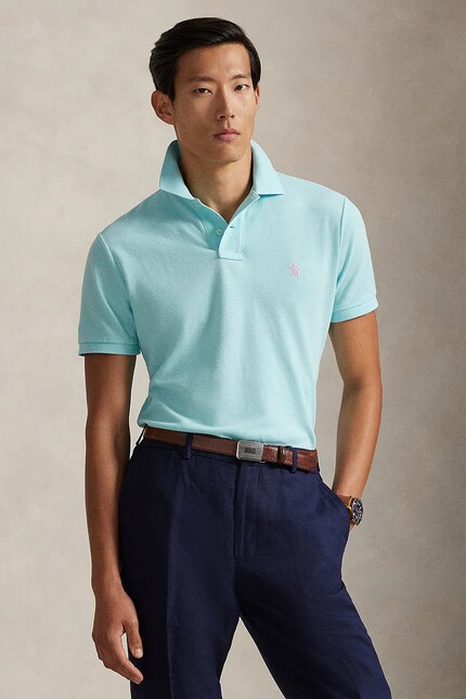 Polo Ralph Lauren polo shirt cotton Men's turquoise 710680784 at