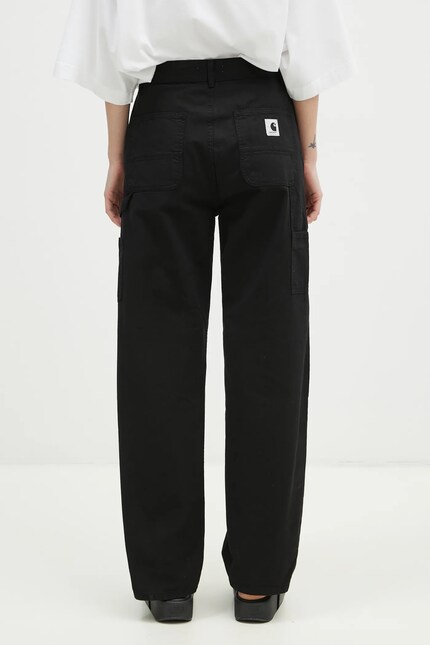 Carhartt WIP cotton trousers Pierce Pant Straight black color