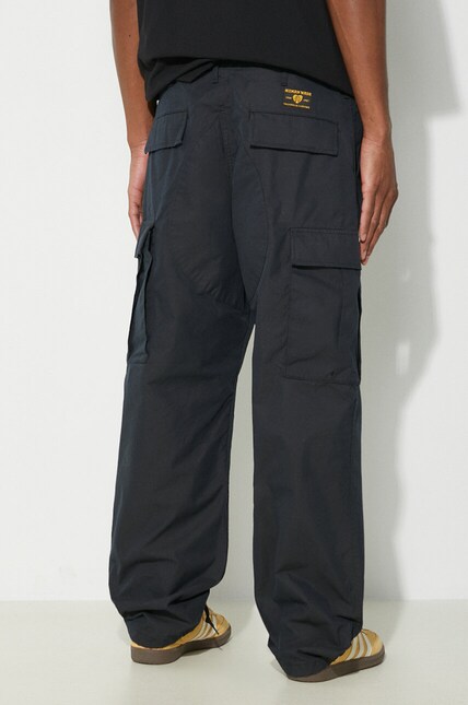 Human Made trousers Cargo Pants men's black color HM27PT001 at PRM US