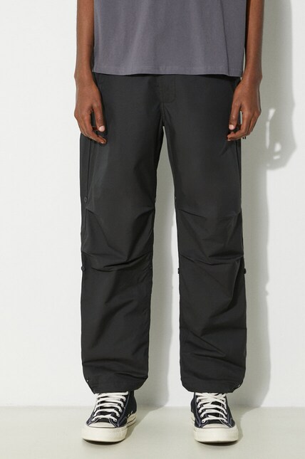 Maharishi trousers Original Dragon Snopants men's black color 5063