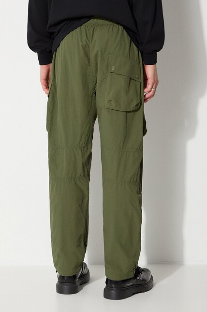 Maharishi trousers Veg Dyed Cargo Track Pants Japanese men's green