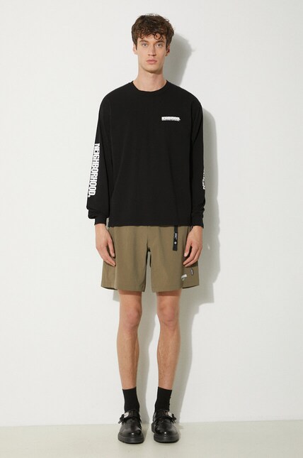 NEIGHBORHOOD shorts Multifunctional Short Pants men's green color