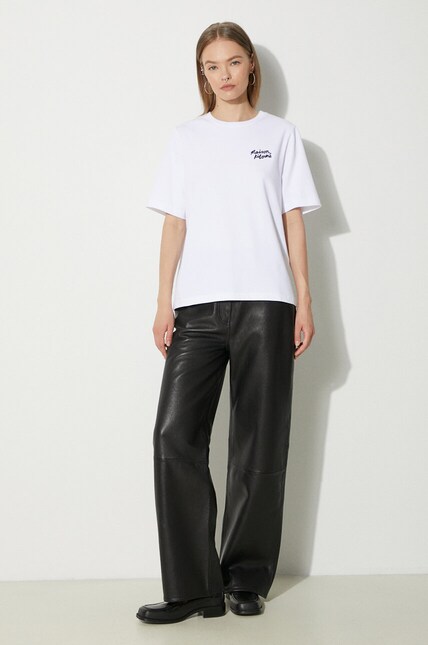 Maison Kitsuné cotton t-shirt Handwriting Comfort PRM EU