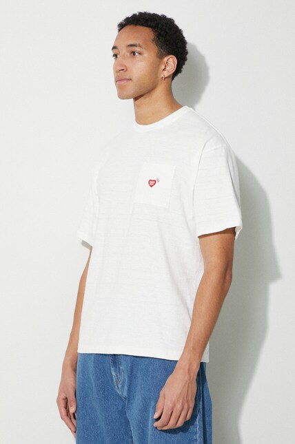 Human Made cotton t-shirt Pocket men's white color HM27CS003 at PRM US