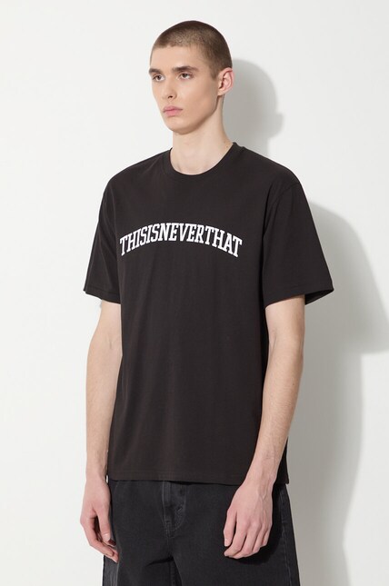 thisisneverthat t-shirt Arch-Logo Tee men's black color with a