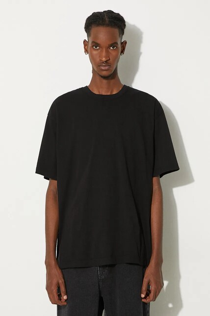 NEIGHBORHOOD t-shirt Tee SS-1 men's black color smooth 241PCNH