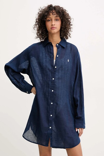 Polo Ralph Lauren beach shirt Women's navy 21564377 at PRM US