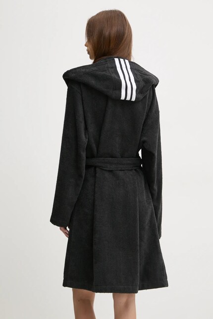 Халат adidas Performance колір чорний JH3399 | ANSWEAR.ua