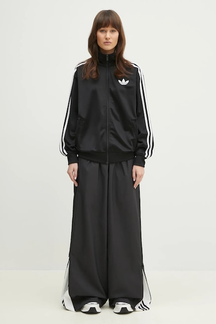 adidas Originals sweatshirt Firebird women's black color with an adidas Originals sweatshirt Firebird women's black color with an