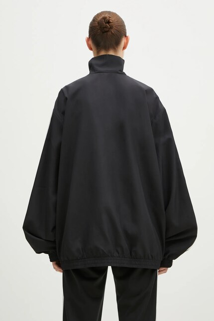 adidas Originals sweatshirt OVERSIZED TT women's black color with