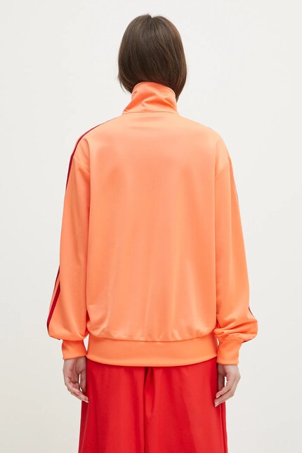 adidas Originals sweatshirt Firebird women's orange color with an