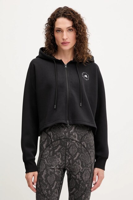 Спортивная кофта adidas by Stella McCartney цвет чёрный с