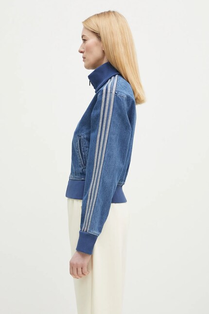 adidas Originals jacket DENIM TT women's blue color JD2570 at PRM US