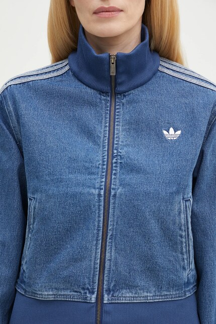 adidas Originals jacket DENIM TT women's blue color JD2570 at PRM US