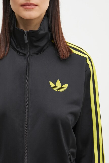 adidas Originals sweatshirt Firebird women's black color with an