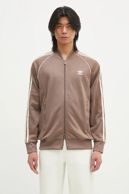 adidas Originals sweatshirt SST TT men's beige color JP2519 at PRM US adidas Originals sweatshirt SST TT men's beige color JP2519 at PRM US