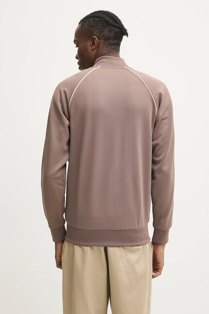 adidas Originals bluza SST TT barbati, culoarea bej, modelator
