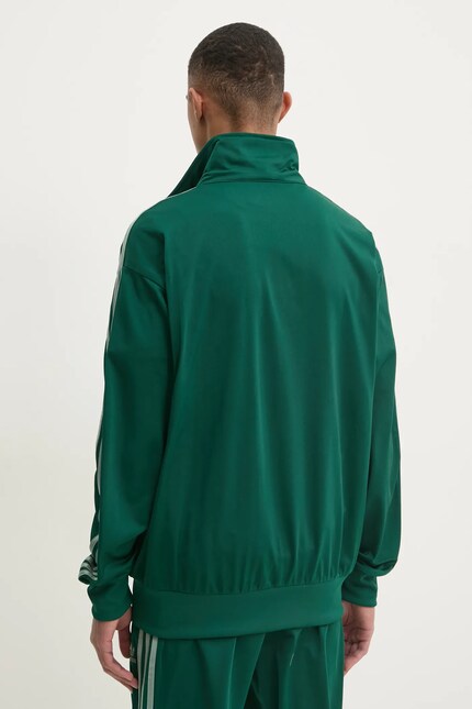 Кофта adidas Originals Firebird мужская цвет зелёный узор JP2543