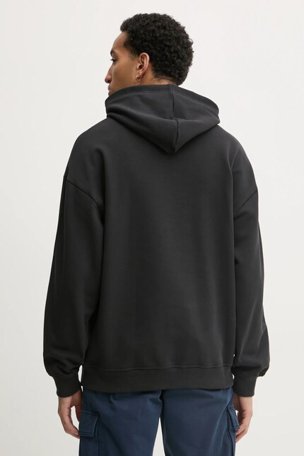 Хлопковая кофта adidas Originals Essential мужская цвет чёрный с