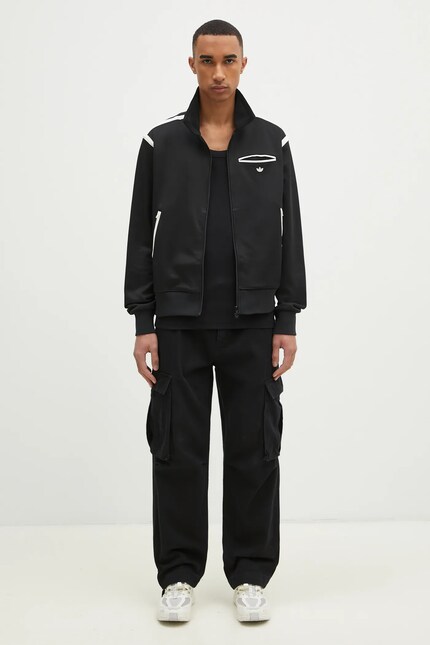 adidas Originals sweatshirt Premium Tracktop men's black color