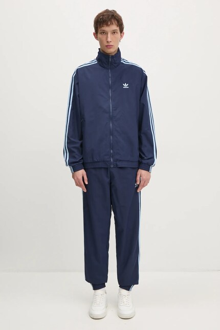 adidas Originals jacket Firebird Tracktop men's navy blue color