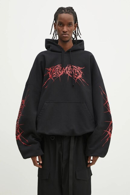 VETEMENTS sweatshirt Death Metal Cropped Boxy PRM EU