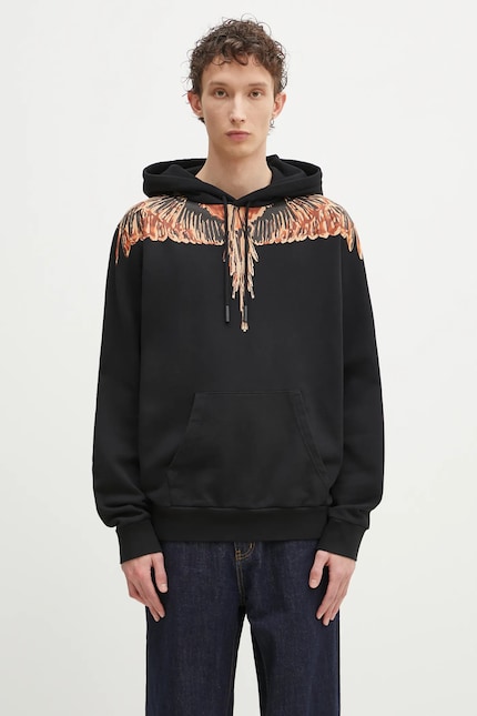 Marcelo Burlon cotton sweatshirt Icon Wings Regular Hoodie Black Marcelo Burlon cotton sweatshirt Icon Wings Regular Hoodie Black