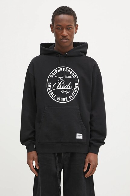 NEIGHBORHOOD cotton sweatshirt Classic Sweat Hoodie Ls black color
