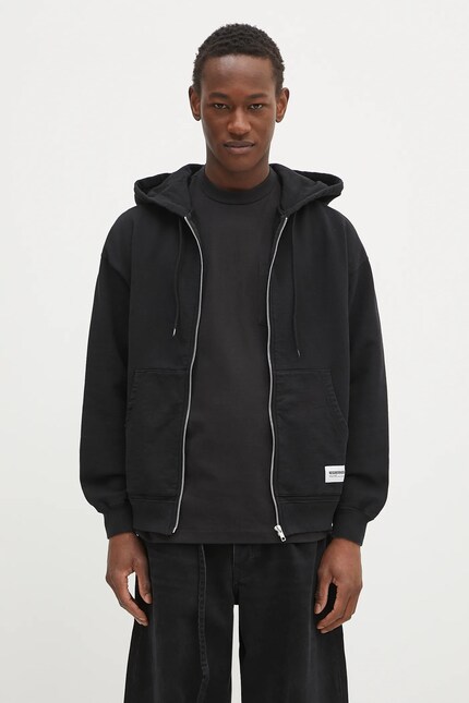 NEIGHBORHOOD cotton sweatshirt Classic Sweat Zip Hoodie Ls black