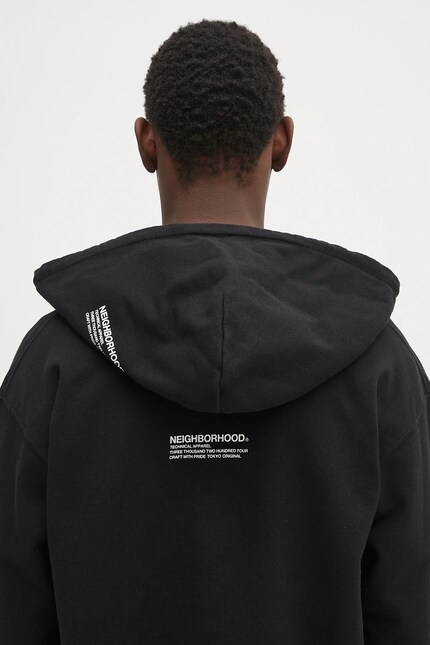 NEIGHBORHOOD cotton sweatshirt Classic Sweat Zip Hoodie Ls black NEIGHBORHOOD cotton sweatshirt Classic Sweat Zip Hoodie Ls black