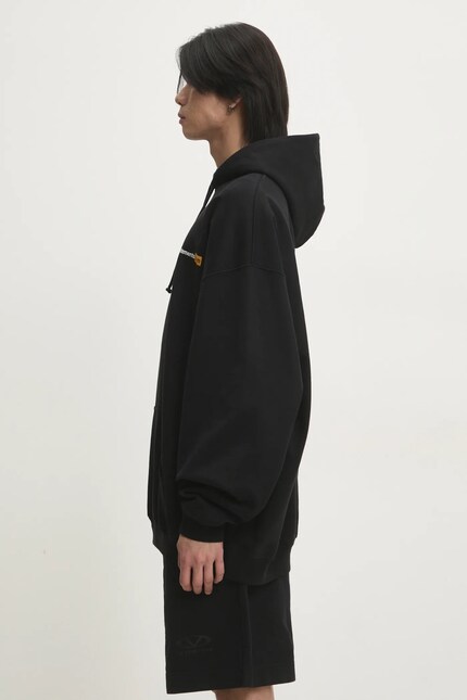VETEMENTS sweatshirt Vetements.Com Oversized black color hooded