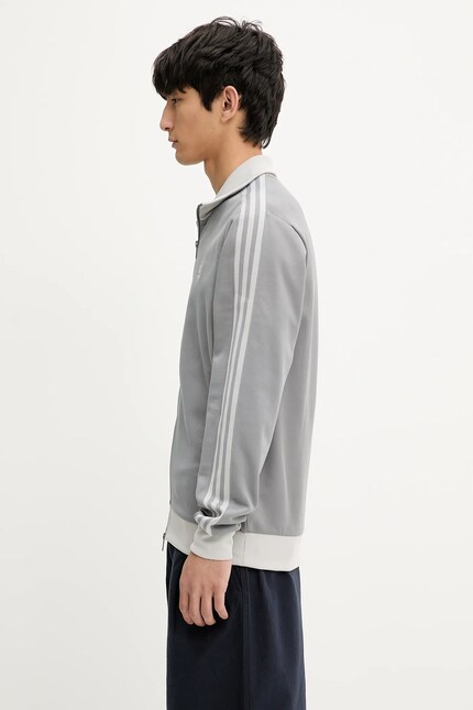 グレー ジップアップジャケット NYLON ZIP-UP JACKET VENTナイロン ジップ-アップ ジャケット ベント