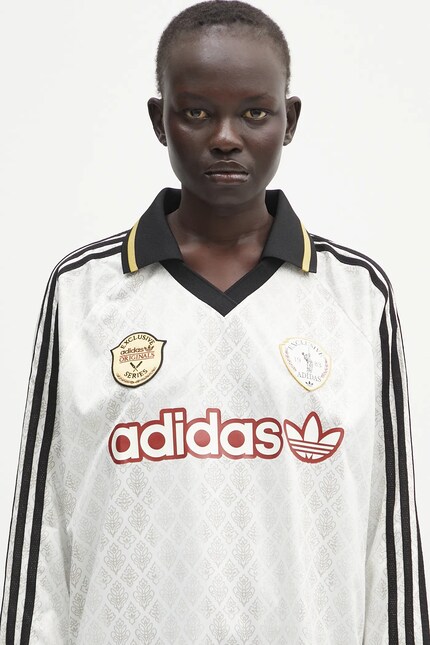adidas Originals longsleeve shirt Retro beige color KA4381 at PRM US
