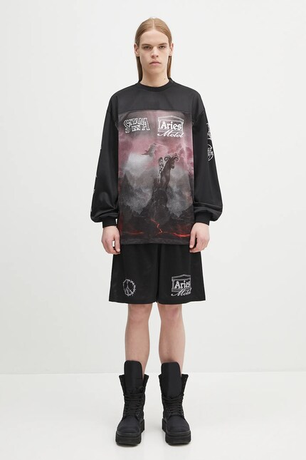 Aries longsleeve shirt Ramscape Airtex LS Tee PRM EU
