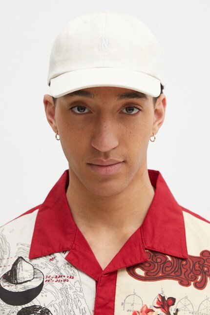 Norse Projects cotton baseball cap Twill Sports Cap beige color