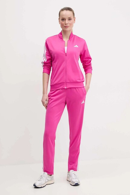 Спортивный костюм adidas 3-Stripes женский цвет розовый JD5436