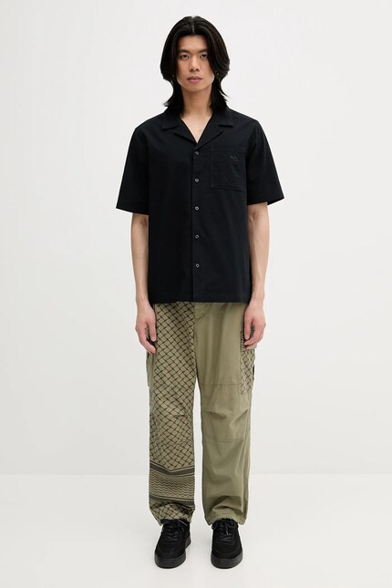 adidas Originals cotton shirt Essential black color regular JD2455